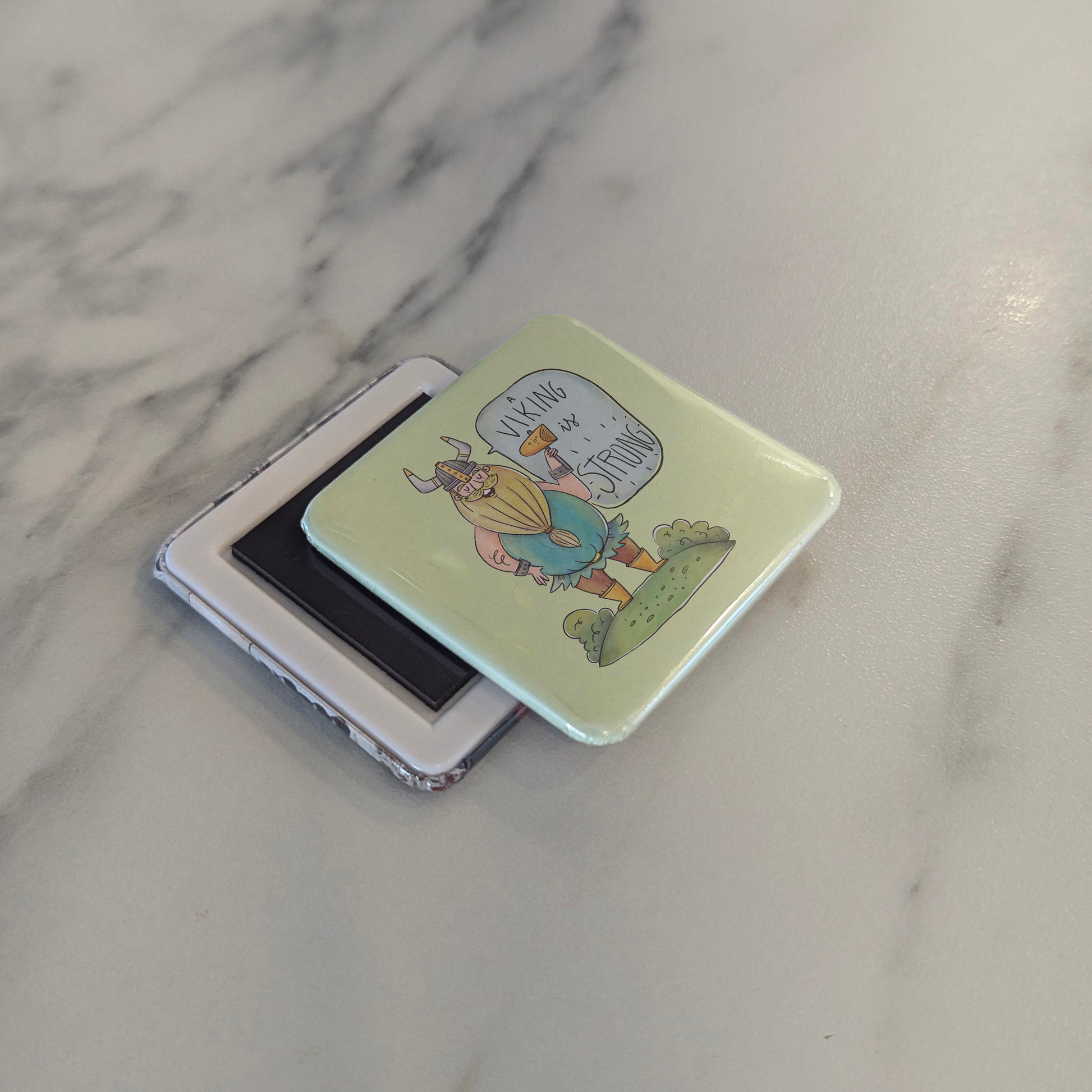 Vikings Are Strong Fridge Magnet - PhiloPerse