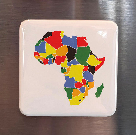 Africa Map V1 Fridge Magnet - PhiloPerse