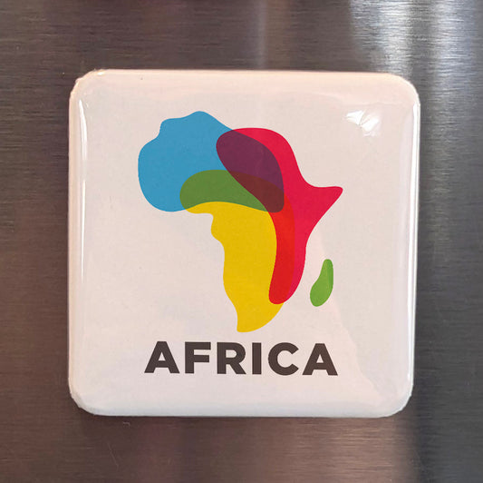 Africa Map V3 Fridge Magnet - PhiloPerse