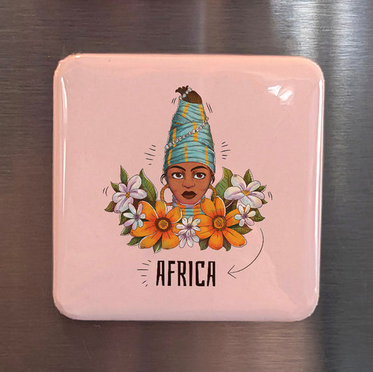 African Woman V1 Fridge Magnet - PhiloPerse