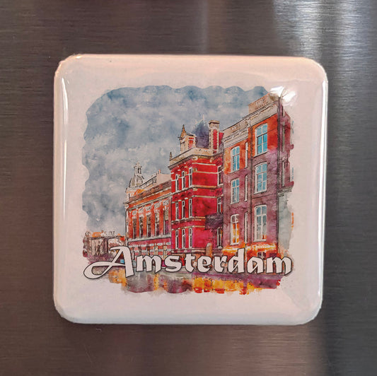 Amsterdam The Netherlands Fridge Magnet - PhiloPerse