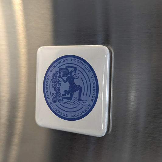 Aquarius Zodiac Fridge Magnet - PhiloPerse