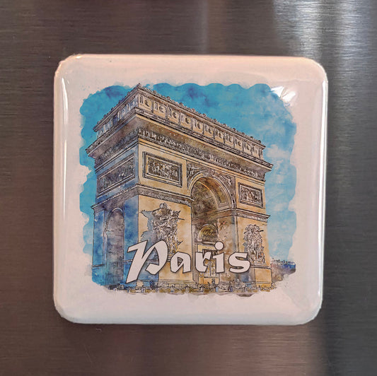 Arc de Triomphe in Paris Fridge Magnet - PhiloPerse