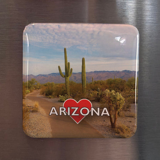 Arizona View Fridge Magnet - PhiloPerse