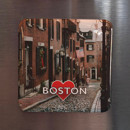 Boston Street Fridge Magnet - PhiloPerse