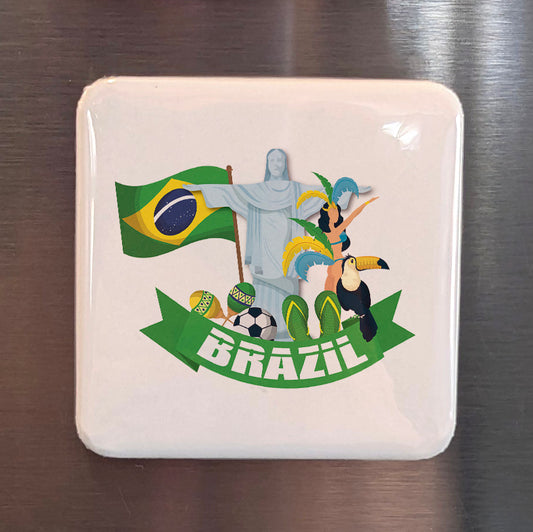 Brazil's Carnivals Fridge Magnet - PhiloPerse