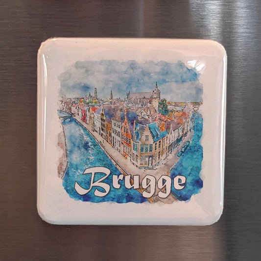 Brugge Belgium Fridge Magnet - PhiloPerse