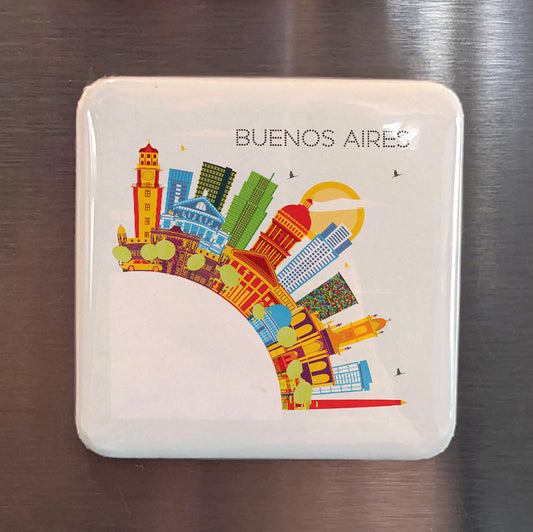 Buenos Aires Skyline Fridge Magnet - PhiloPerse