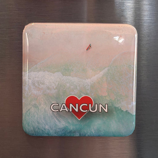 Cancun Beach Fridge Magnet - PhiloPerse