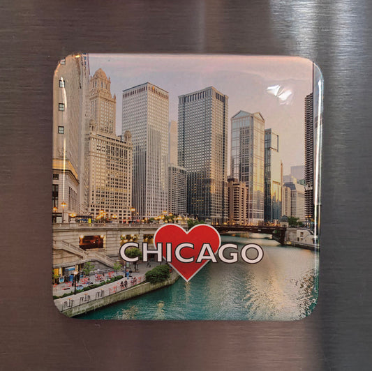 Chicago River Fridge Magnet - PhiloPerse