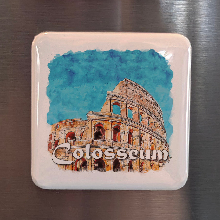 Colosseum in Rome Italy Fridge Magnet - PhiloPerse