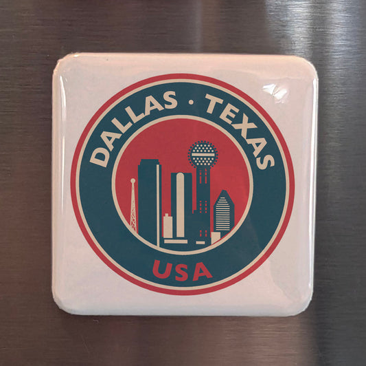 Dallas Fridge Magnet - PhiloPerse