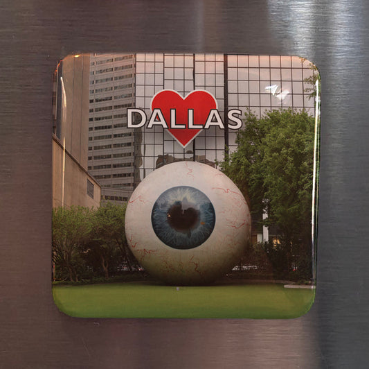 Dallas Eyeball Fridge Magnet - PhiloPerse