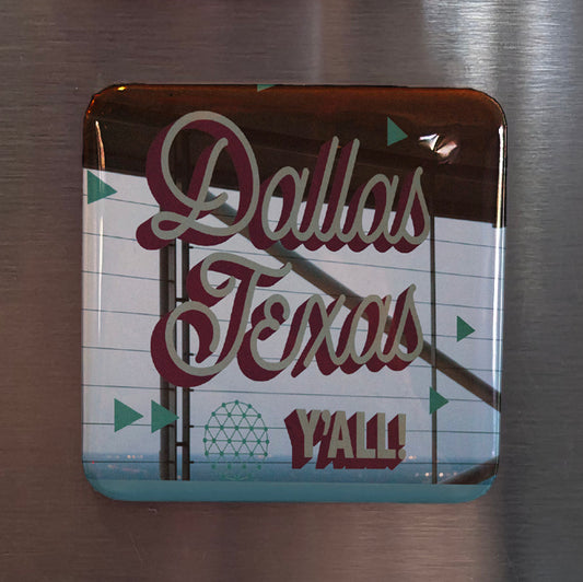 Dallas Texas Fridge Magnet - PhiloPerse
