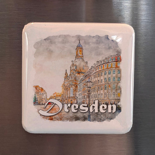 Frauenkirche in Dresden Germany Fridge Magnet - PhiloPerse