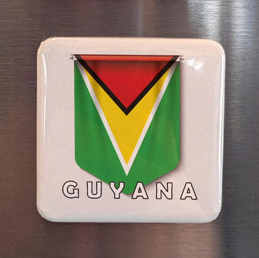 Guyana Fridge Magnet - PhiloPerse