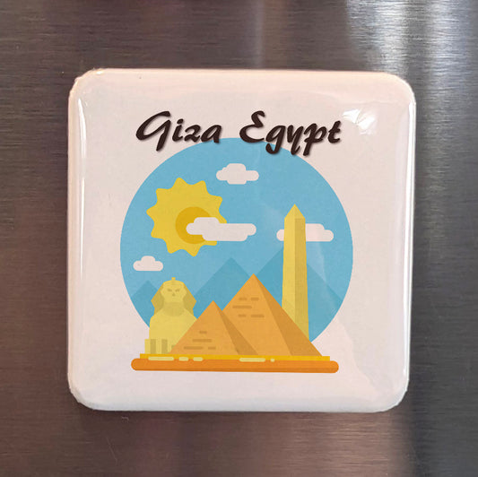 Giza in Egypt Fridge Magnet - PhiloPerse