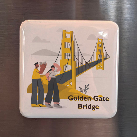 Golden Gate Fridge Magnet - PhiloPerse