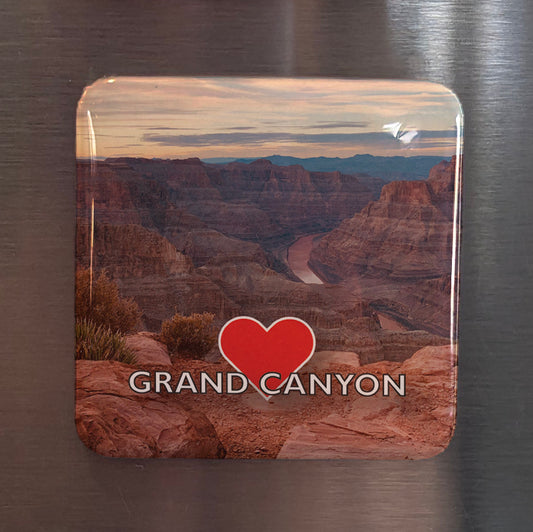 Grand Canyon View Fridge Magnet - PhiloPerse