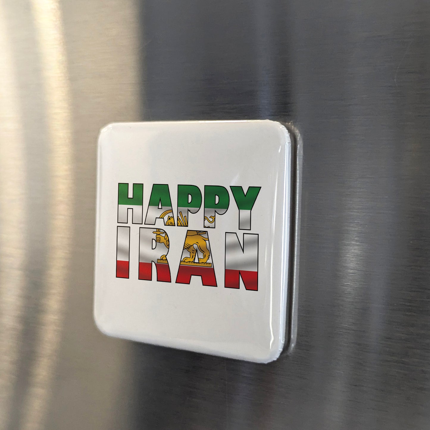 Happy Iran Fridge Magnet - PhiloPerse