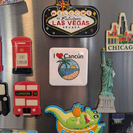 I LOVE Cancun Fridge Magnet