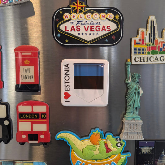 I Love Estonia Fridge Magnet