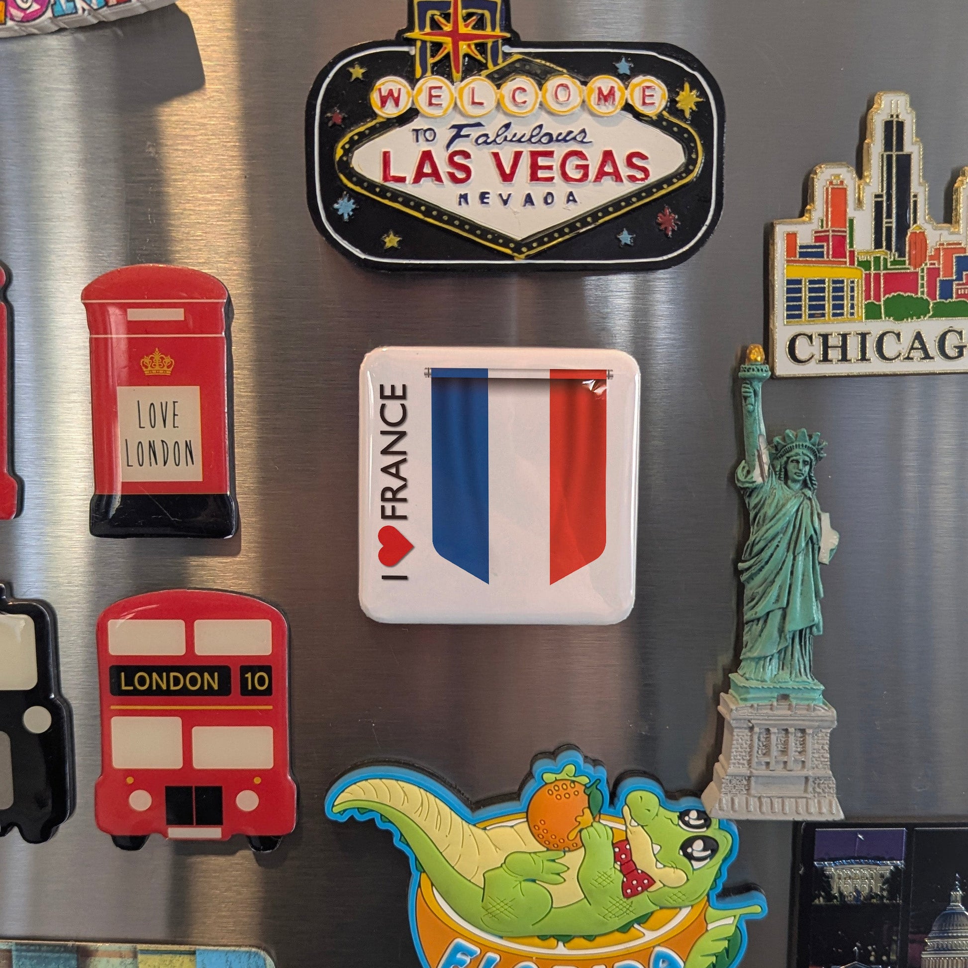 I Love France Fridge Magnet