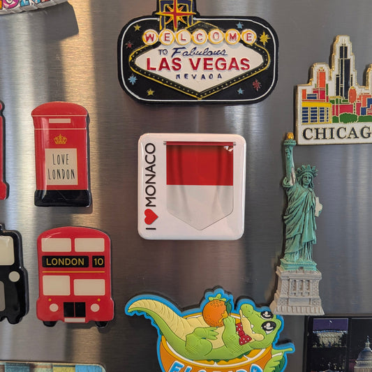I Love Monaco Fridge Magnet