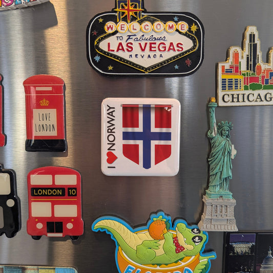 I Love Norway Fridge Magnet - PhiloPerse