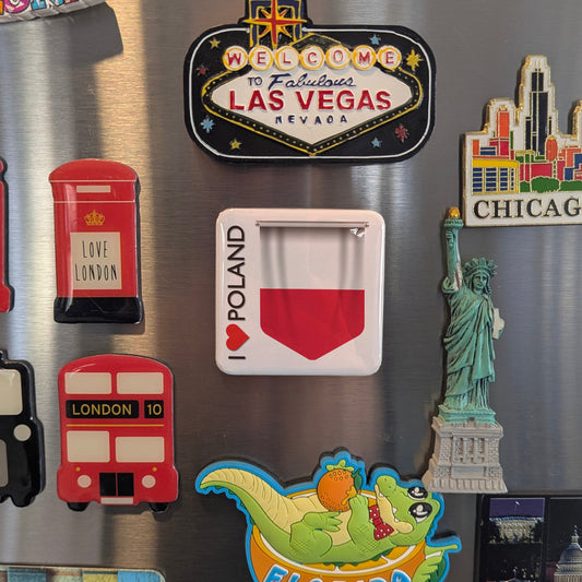 I Love Poland Fridge Magnet