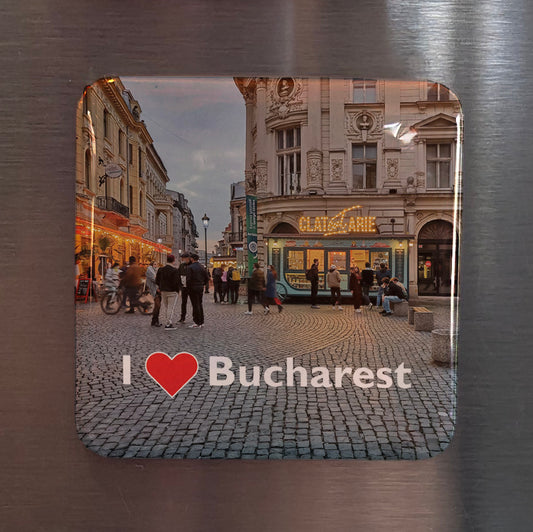I Love Bucharest Fridge Magnet - PhiloPerse