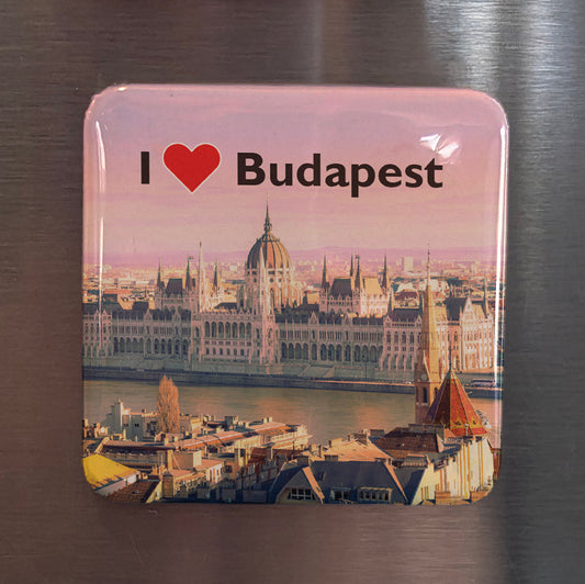 I Love Budapest Fridge Magnet - PhiloPerse