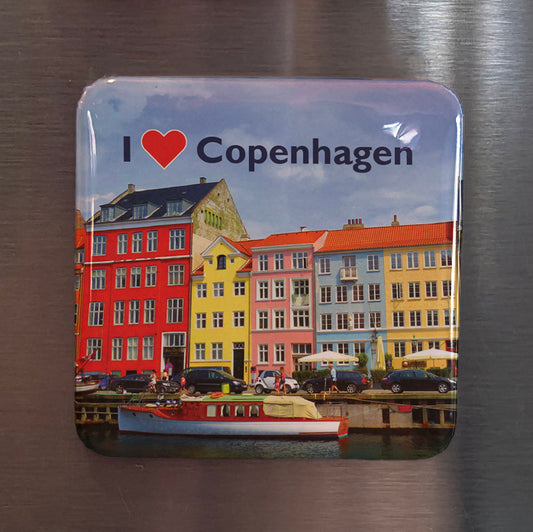 I Love Copenhagen Fridge Magnet - PhiloPerse
