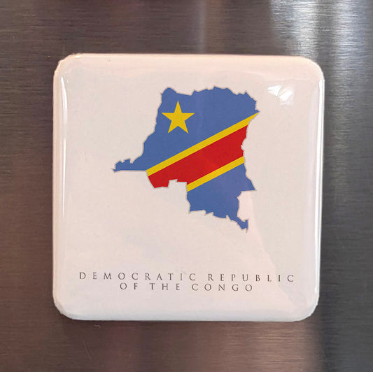 Democratic Republic of The Congo Fridge Magnet - PhiloPerse