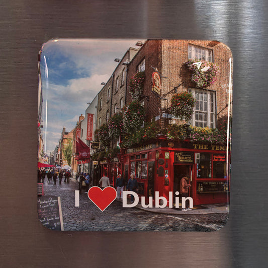 I Love Dublin Fridge Magnet - PhiloPerse