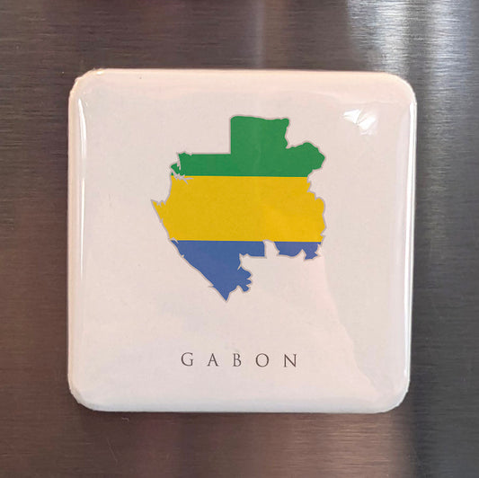 Gabon Fridge Magnet - PhiloPerse