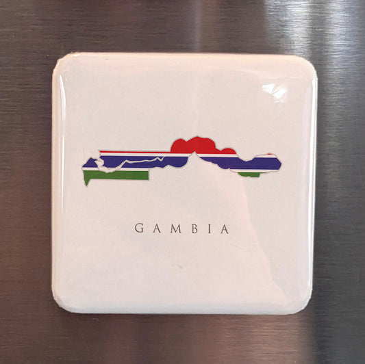 Gambia Fridge Magnet - PhiloPerse