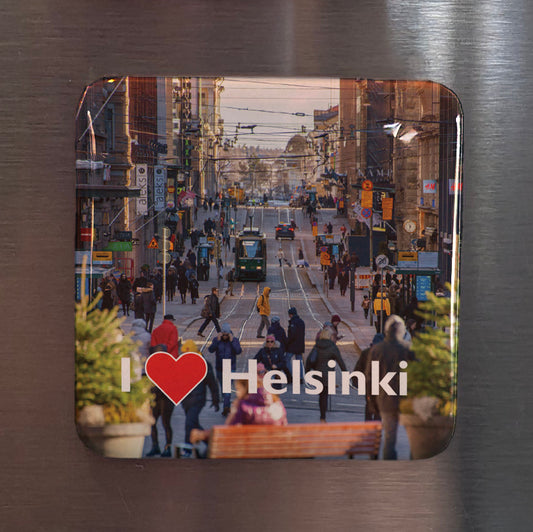 I Love Helsinki Fridge Magnet - PhiloPerse