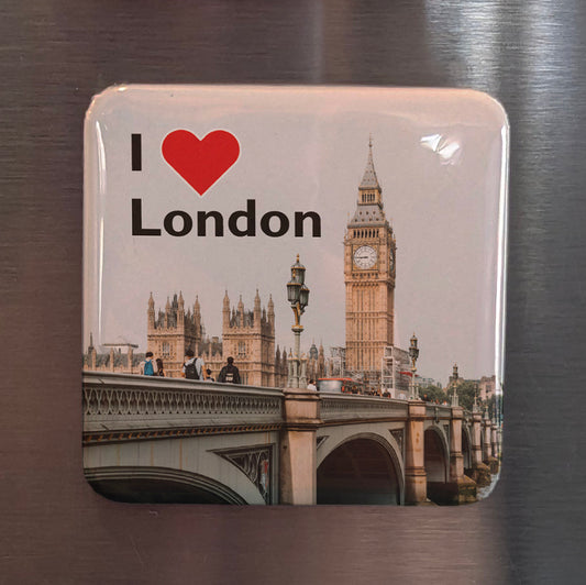 I Love London Fridge Magnet - PhiloPerse