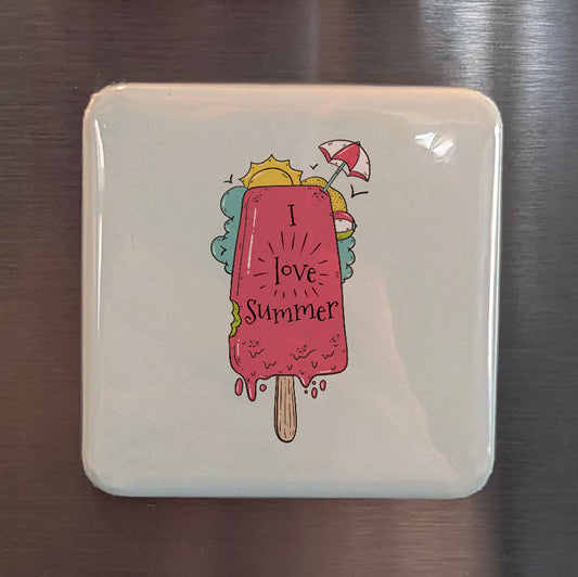 I Love Summer Fridge Magnet - PhiloPerse