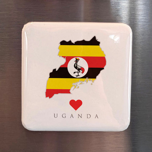 Uganda Fridge Magnet - PhiloPerse