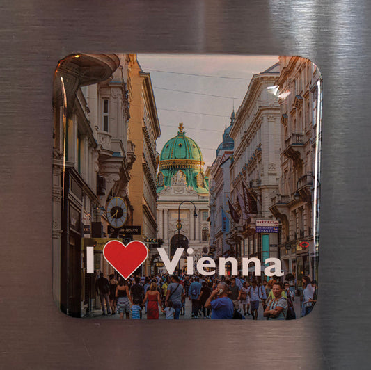 I Love Vienna Fridge Magnet - PhiloPerse