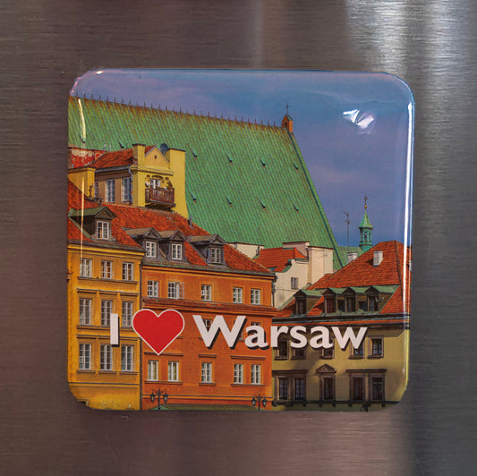 I Love Warsaw Fridge Magnet - PhiloPerse