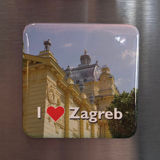 I Love Zagreb Fridge Magnet - PhiloPerse
