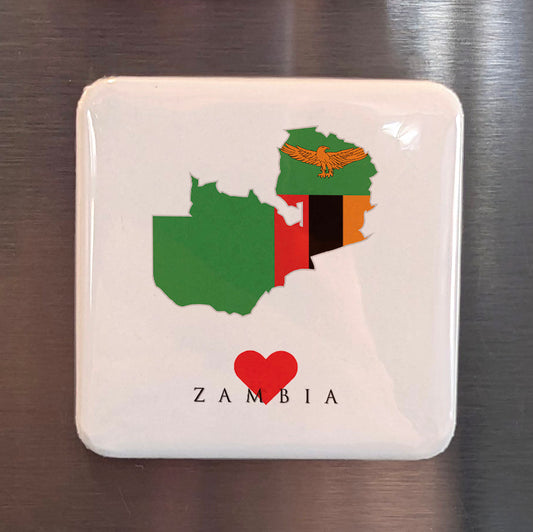 Zambia Fridge Magnet - PhiloPerse