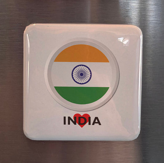 I Love India Fridge Magnet - PhiloPerse
