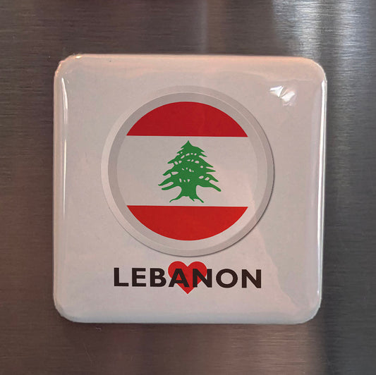 I Love Lebanon Fridge Magnet - PhiloPerse
