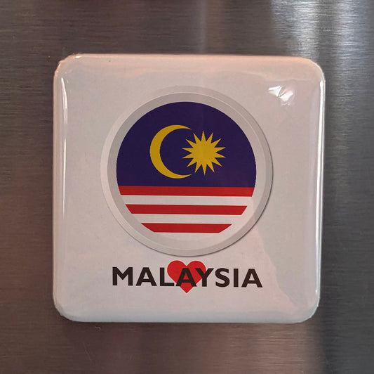 I Love Malaysia Fridge Magnet - PhiloPerse