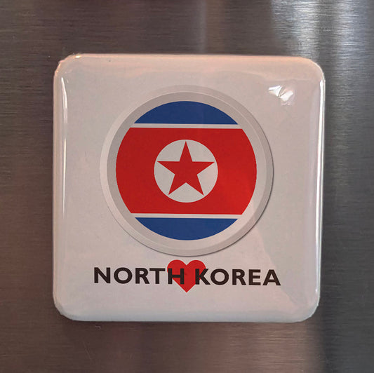 I Love North Korea Fridge Magnet - PhiloPerse