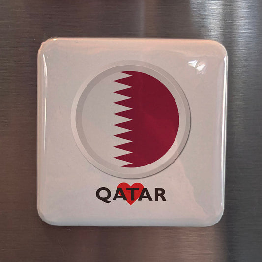 I Love Qatar Fridge Magnet - PhiloPerse